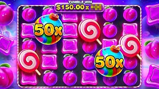 🍭 Sweet Bonanza 🍭Canlı Yayın İntikamı Ağır Oldu Zarar Toplandı! | 100X ve 50X Yağmuru! | Big Win!