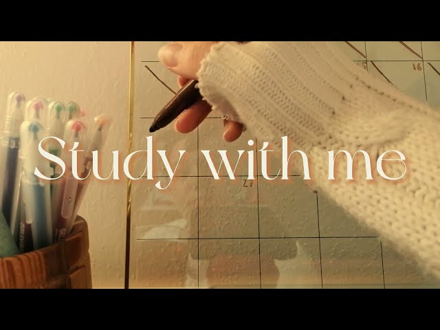 1 HOUR STUDY SESSION - Study with me with chill lofi music in background class=