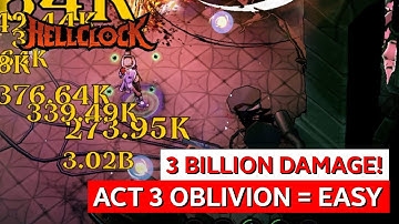 Hell Clock Act 3 Oblivion Build, 3 Billion Damage Grenade Spammer Melts Everything!