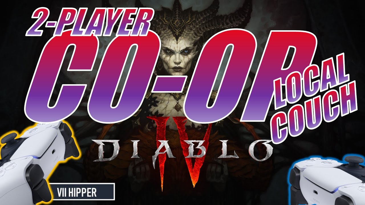 Local coop gameplay of Diablo 4 on PlayStation 5 