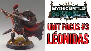 Mythic Battles Pantheon Unit Focus #3. Léonidas