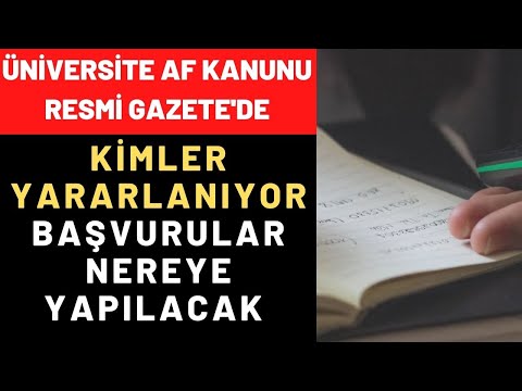 Öğrenci Affı Çıktı, Kimler Nereye Başvurabilecek