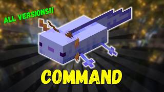 HOW TO SUMMON A BLUE AXOLOTL IN MINECRAFT JAVA WORKS ON EVERY VERSION