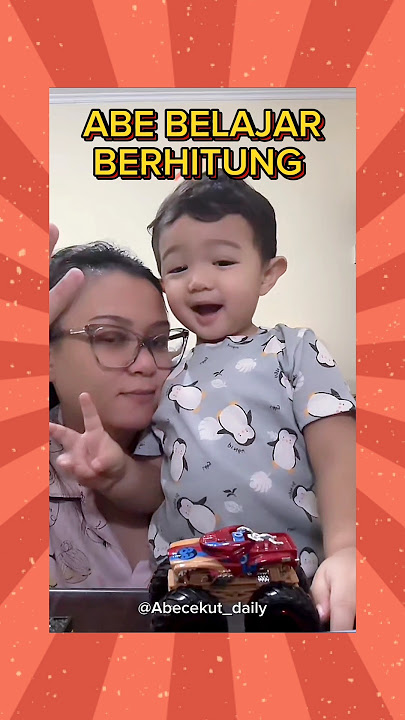 ABE LEARNS TO COUNT 🤗 #abeabeabe #abecekut #abedaily #cutebaby #cutekid #smartbaby #babyfunny