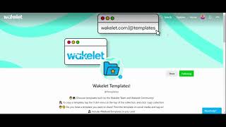 Copy a Wakelet Template for Yourself - vid
