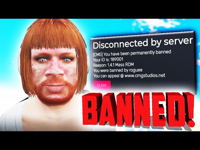 I got PERMANENTLY BANNED from CMG FOREVER! (GTA RP FiveM) class=