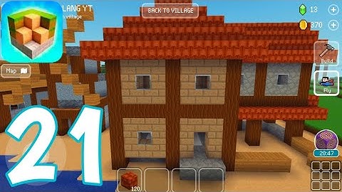 Block Craft 3D: Building Game - Gameplay Walkthrough Part 21 - Large House (iOS, Android)