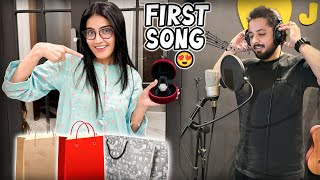 AREEB K PEHLY SONG KI RECORDING 😂 | Eidi K Paseo Ka Gold Ly Lea 😍 | Summer Shopping Unboxing ♥️