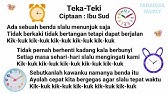 Lagu Teka Teki Ciptaan Ibu Sud Kelas 3 Tema 3 Youtube Lagu Teka Teki Ciptaan Ibu Sud Kelas 3 Tema 3 Youtube