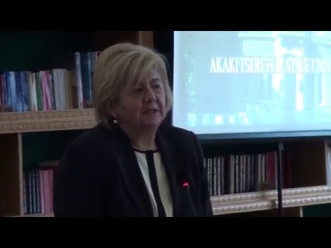 გუგული მაღრაძემ აწსუ-ში ევროინტეგრაციის საკითხებზე ისაუბრა /MTAVARI/