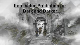Item Value AI Programming Project | Dark and Darker