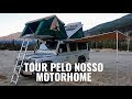 Tour pela nossa casa sobre rodas  I  LAND ROVER DEFENDER MOTORHOME COM TETO MÓVEL