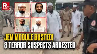 Gujarat ATS Busts JeM Module: 8 Terror Suspects Arrested Across Gujarat & Madhya Pradesh