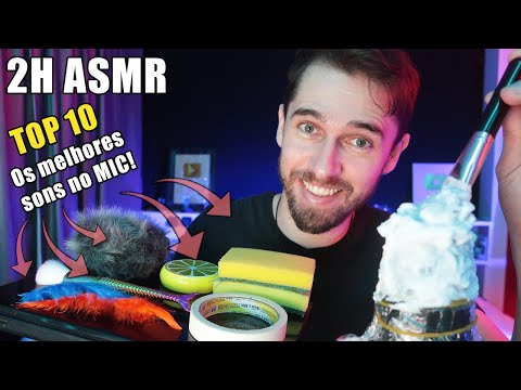 MELHORES sons no microfone PARA SENTIR ASMR