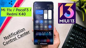 How to install Miui 13 Control Panel in Mi 11x/Poco F3 / Redmi k40 🔥🔥🔥