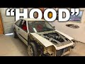 Making a Custom Cowl Hood For my LS V8 Swapped Honda Accord