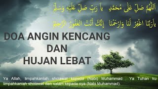 DOA HUJAN LEBAT DISERTAI ANGIN