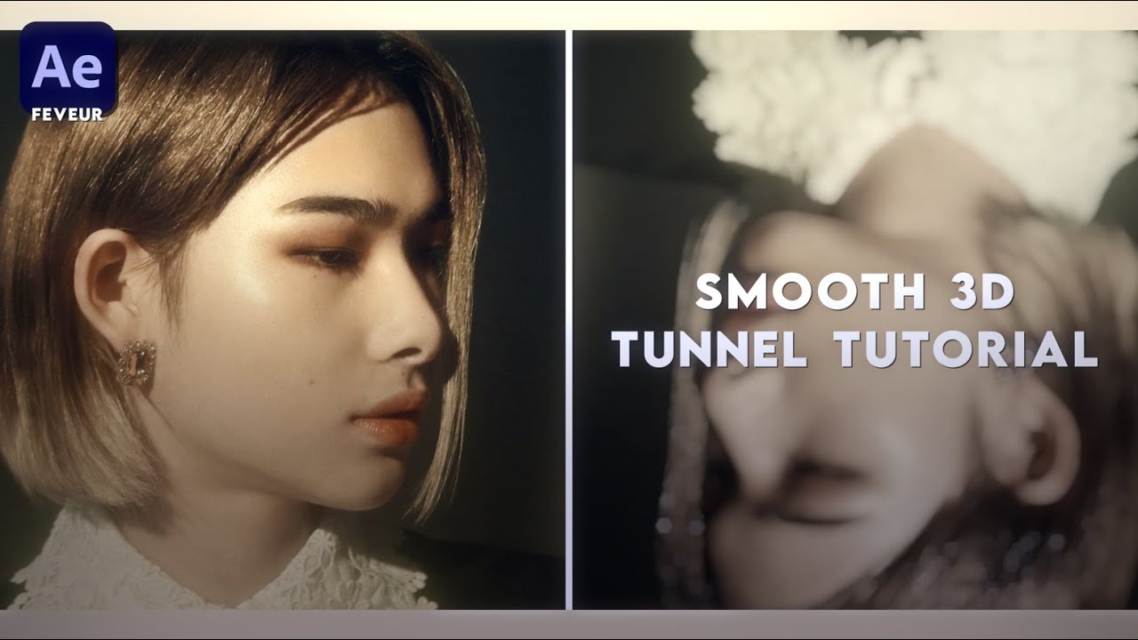 smooth 3D tunnel tutorial | after effects - YouTube