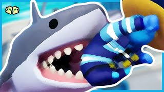 "don't feed me to the SHARKS!!" | New Trawler Level - First Time | Gang Beasts screenshot 4
