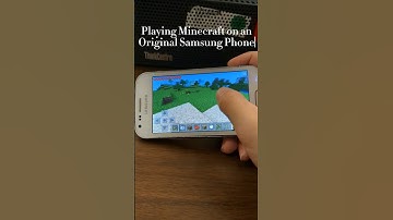 Minecraft on an Original Samsung Phone 📱 #shorts #samsung #phone #minecraft