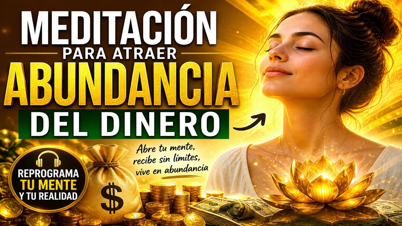 MEDITACIÓN PARA ATRAER DINERO 💰 Reprograma tu mente y activa la ...