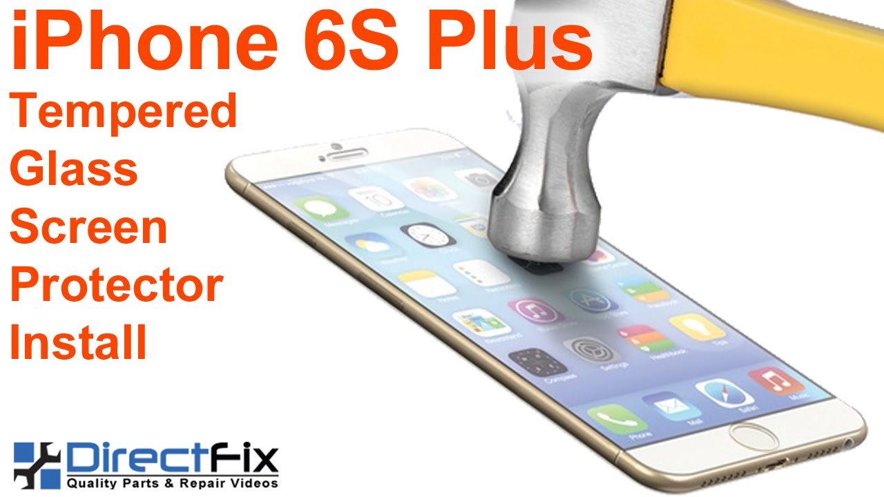 iPhone 6s Plus Screen Protector Tempered Glass Installation