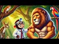 मशहूर डॉक्टर बंदर और बॉडी बिल्डर शेर की कहानी। Hindi story | Kahani🦁🐵 | @studyvlogs5172official