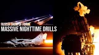 Russia Show Of Force, Russian And Syrian Air Power Conduct Mive Nighttime Drills In Hama Province