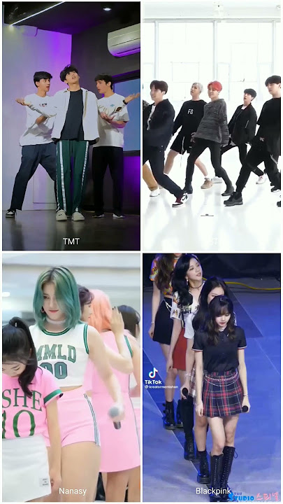 Who is best dance 🔥 | TMT BTS Momoland Blackpink dance #ytshorts #bts  #tmt #momoland #blackpink