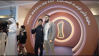 Islam Makhachev at the Union Wrestling Cup