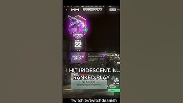 I Hit Iridescent In Ranked Play On Modern Warfare 2 #cod #callofduty #shorts
