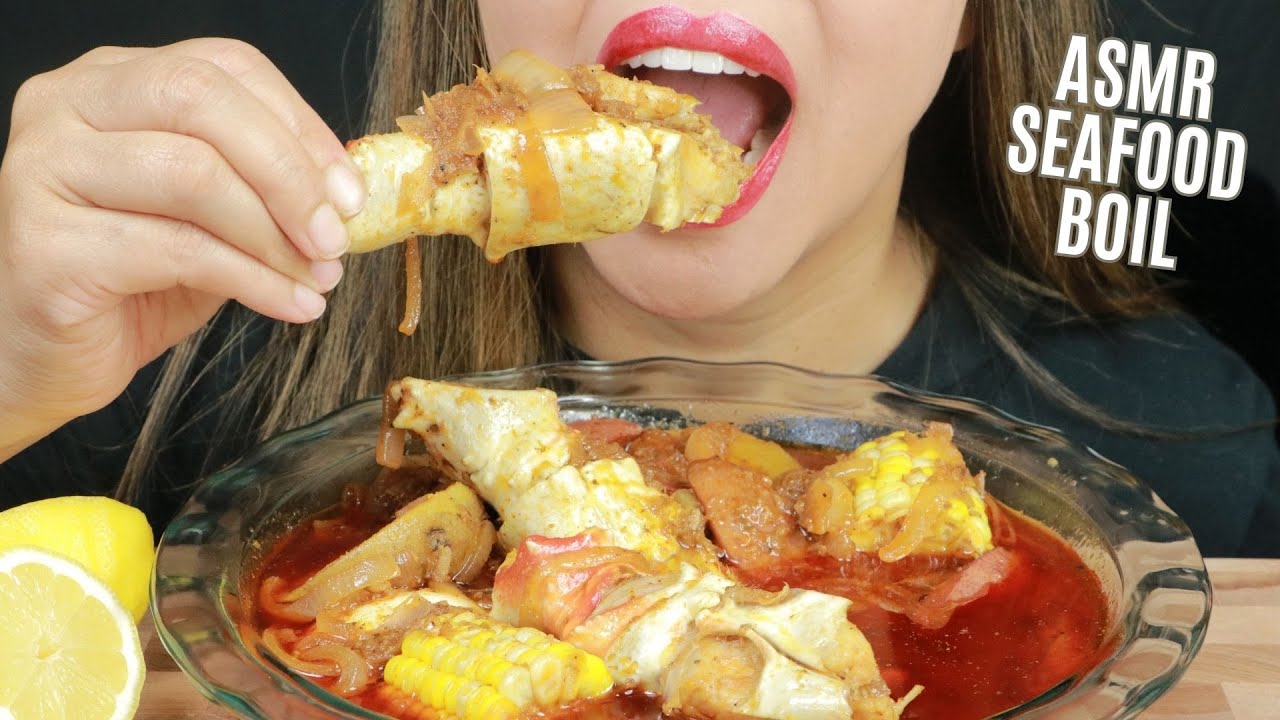 ASMR KING CRAB KNUCKLES SEAFOOD BOIL IN BLOVES SAUCE YouTube