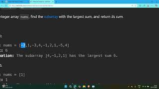 Maximum Subarray - Kadane’s Algorithm Explained 🔥 | Striver SDE Sheet | Sliding Window Approach Profile