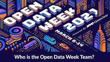 Who is the Open Data Week Team?