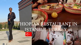 TRYING ETHIOPIAN FOOD IN ISTANBUL TURKEY ??