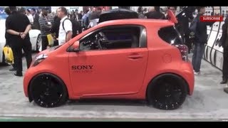 Player Profile Scion IQ with 9 speakers in the back seat!