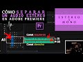Cómo SEPARAR un audio ESTÉREO en Adobe Premiere Pro | Convirtiendo estéreo a mono