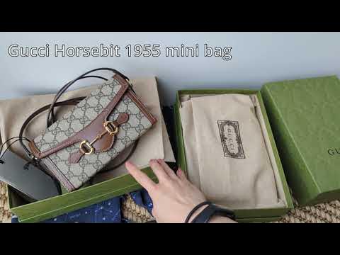 GUCCI HORSEBIT 1955 MINI BAG REVIEW 🤎(Everything You Need to Know) 