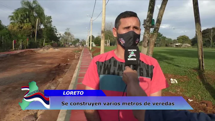 LORETO: Se construyen varios metros de vereda. RAM...