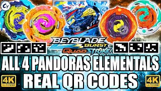 ALL 4 PANDORA QR CODES FLAME PANDORA TIDAL PANDORA TWISTER PANDORA LIGHTNING PANDORA BEYBLADE QS