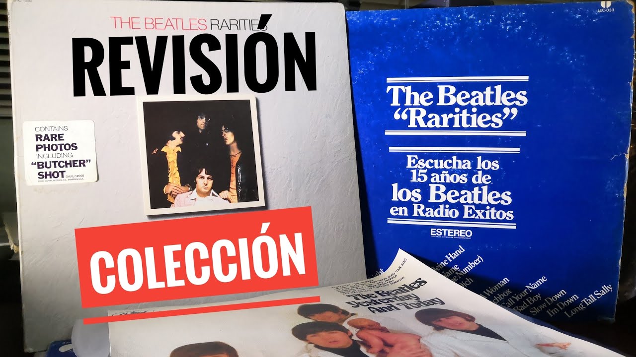 Colección The Beatles Rarities con Butcher Shot Cover