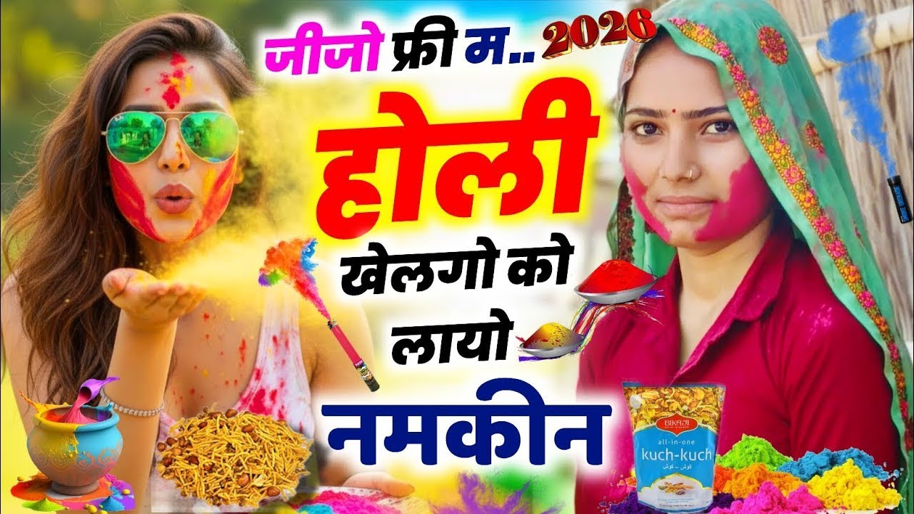 होली गीत 2026  || जीजो फ्री म होली खेलगो को लायो नमकीन || KR Devta #2026 Holi Meena Geet