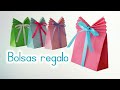 Manualidades: BOLSAS de PAPEL para REGALO - Innova Manualidades