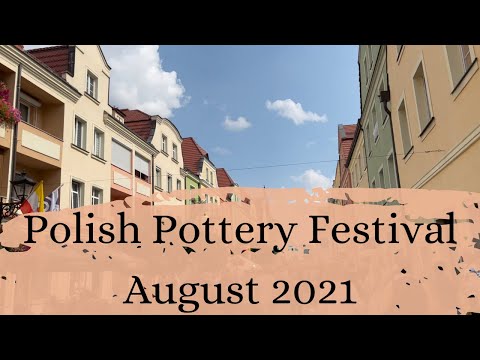 POLISH POTTERY FESTIVAL TRIP | August 2021 in Boleslawiec, Poland