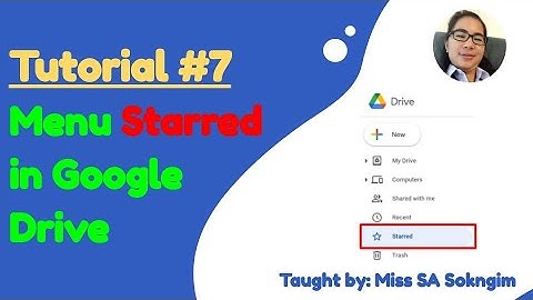 ងាយស្រួលក្នុងការស្វែងរក Folders or Files នៅក្នុង Google Drive