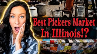 The BEST Pickers Market in Illinois?! White Barn Antiques
