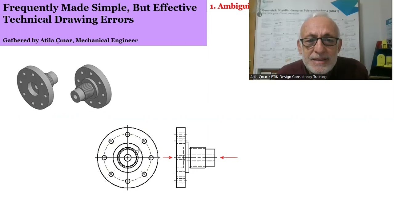 Simple But Effective Mistakes of Technical Drawings: 1. The Projection Method is Not Obvious