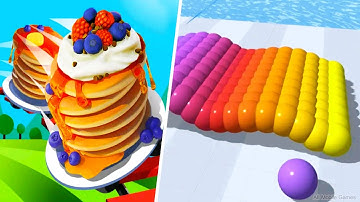 Pancake Run | Canvas Run - All Level Gameplay Android,iOS - NEW LEVELS APK UPDATE