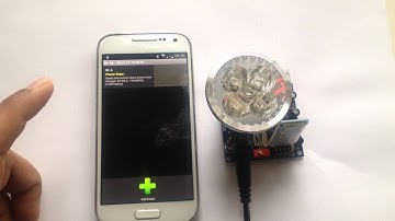 Amarino Lamp responding to Phone State- www.buildcircuit.net