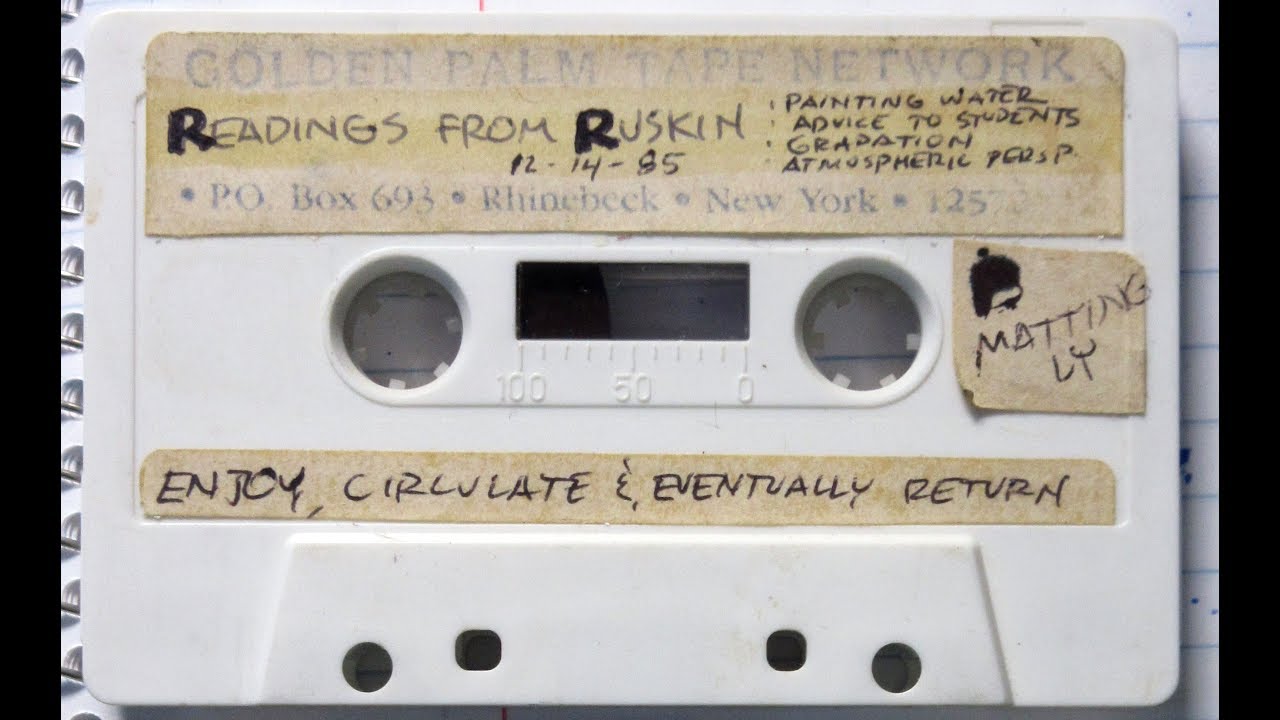 Download Art Talk Tape: Readings from Ruskin